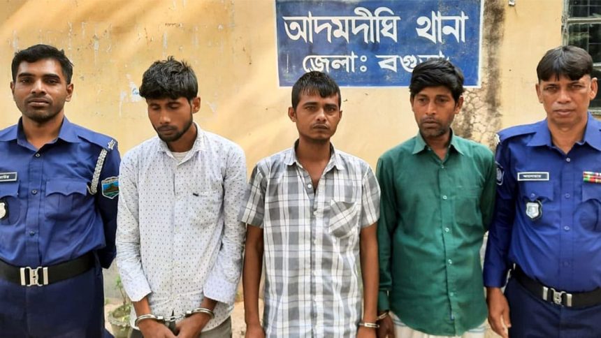 আদমদীঘিতে মাদক বিরোধী অভিযানে ট্যাপেন্টাডলসহ ৩ কারবারি গ্রেপ্তার