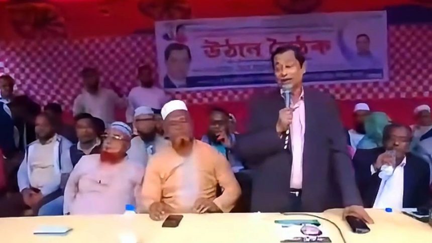 ধানের শীষে ভোট দিয়ে তারেক রহমানের হাতকে শক্তিশালী করার আহ্বান ফরিদগঞ্জে