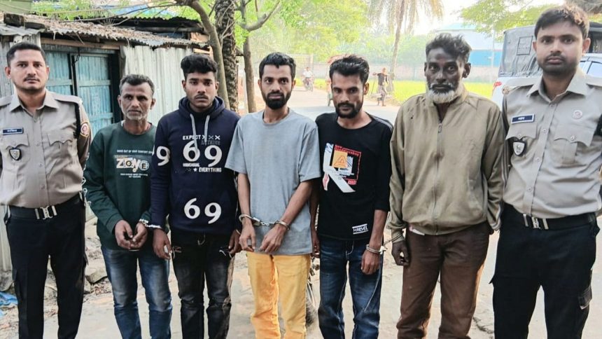 ভ্রাম্যমাণ আদালতের নির্দেশে ৫ মাদক কারবারীর বিভিন্ন মেয়াদে কারাদণ্ড