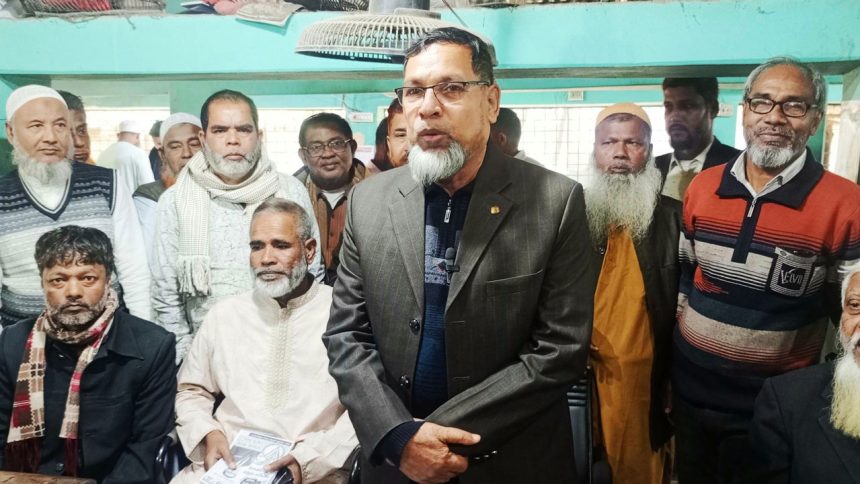 দলিল লেখক আইয়ুব হোসেনের সভাপতিত্বে মহিত তালুকদারের সভা