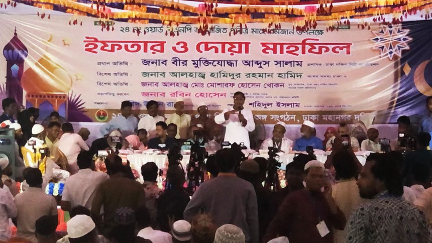 চাঁদাবাজ ও মাদক কারবারিদের কোনো ছাড় নয়: বীর মুক্তিযোদ্ধা আবদুস সালাম